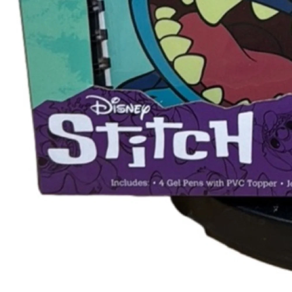 Disney Stitch Journal Gift Set NWT Gel Pens Notebook Cute Gift